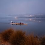 Monday evening paddle up the Maitai River with Sunkist and Julie's crew