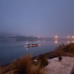 Monday evening paddle up the Maitai River with Sunkist and Julie's crew