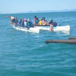 OC12 waka paddling back to kaiteriteri
